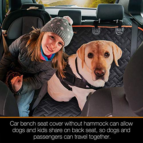 Heavy Duty Back Seat Cover for Truck , 100% Waterproof & Odor-Free Dog Seat Protector for F150 F250 Chevy Silverado Ram Sierra, Scratch-proof Eco-Friendly Back Seat Cover for Dogs, Kids, Tools & Gear - size: Regular for Truck
