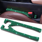 Briwill Green Car Seat Gap Filler, Set of 2 Handmade Crystal Rhinestone Diamond Car Gap Filler Green Bling Car Accessories for Women(Dark Green) - color: G-Darkgreen