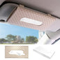 Car Visor Tissue Holder, Sun Visor Napkin Holder Backseat Tissue Case, Premium Car Tissue Box for car, Car Tissue Holder(Beige)