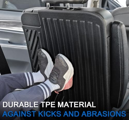 Kick Mats for 2021-2025 2026 Jeep Grand Cherokee L with 2nd Row Captain Chairs (Only for 6-Seater), All Weather TPE SeatBack Protector Accessories (L | 2nd Row Backrest Mats) - style: Grand Cherokee L | 2021-2026 | 2nd Row Backrest Mats