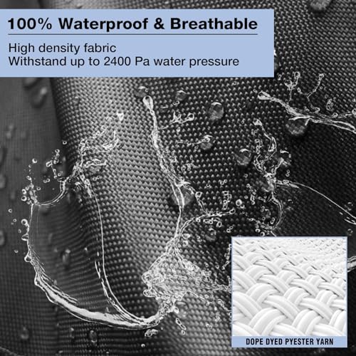 NEVERLAND Trailerable Boat Cover Waterproof Heavy Duty Marine Grade Polyester Canvas Fits V Shape/V-Hull and Tri-Hull Runabouts, Pro-STYL, Bass Boats (Boat Length 17-19ft, Beam Width up to 102",Black) - color: Black, size: C: 17'-19' Long, Beam width up t