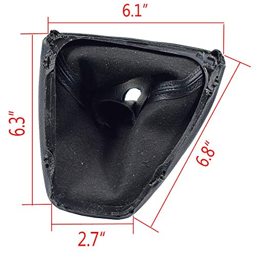 Car Shift Gear Stick Manual Shift Boot Cover Black Leather Boot Cover Case for BMW E30 E36 E39 E46 E81 E82 E87 E88 E90 E91 E92 E93 (E90) - size: E90