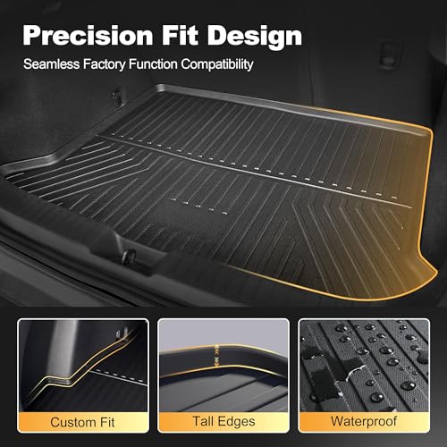 Truck Mat & Rear Backrest Mat fit for Mazda CX-30 2020-2026 Cargo Liners All Weather Anti-Slip Split Dog Liner CX30 Accessories (Cargo Liner +Backrest Mats) - style: 17) for Mazda CX-30 2021-2025 Cargo Liner & Seat Back Mat