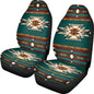 Dreaweet Aztec Car Seat Covers Front Seats Only,Native American Car Front Seat Protector,Universal Waterproof Seat Covers for SUV Trucks Sedan,Green - color: Aztec Green