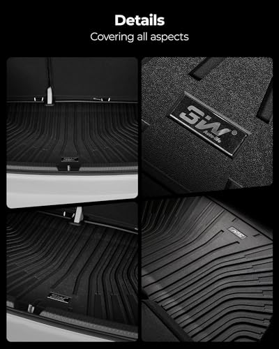 3W Cargo Liner Fit for 2024 2025 2026 Crosstrek/2024 2025 2026 Impreza, All Weather TPE Heavy Duty Trunk Liner Custom Fit for Crosstrek & Impreza Accessories (NOT for Hybrid) - size: 2.For Subaru Crosstrek | 24-25 | Cargo Mat