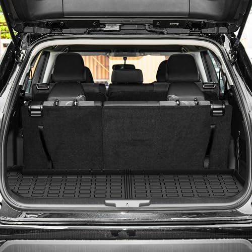 AUTOSAVER88 Floor Mats & Cargo Liners Fit for Chevrolet Suburban/GMC Yukon XL 7 Seater with Bucket Seats 2021-2025 2026, TPE All Weather Custom 1st & 2nd & 3rd Row Mats Floor Liners Car Mats Full Set - style: 21-26 Suburban/Yukon XL Full Set 7 Seater