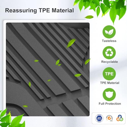 SMABEE Cargo Liner for Mazda CX-30 2020-2024 2025 2026 All Weather Cargo Mat Trunk Mat Accessories TPE Car Interior Black