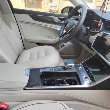 Adult Car Booster Seat Cushion/office chair cushion with Carry Handle Angle Lift Seat Cushion Imitation PU breathable fabric More comfortable and beautiful,for/car/office/wheelchair seat cushion/milky - color: Milky White