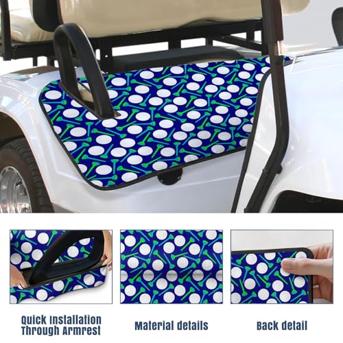 Golf Cart Seat Covers Golf Cart Seat Towel Blanket Group - color: Deep Blue Golf