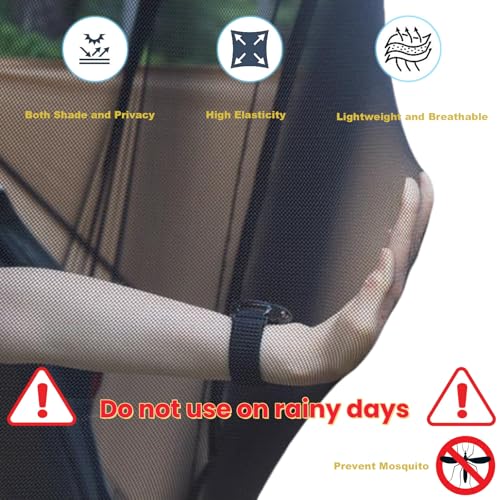 Car Camping Tailgate Mesh Screen for SUV, Mini Van, Great for Ventilation and Mosquito Prevention Car Camping Accessories - size: Full Wrap Tailgate Nets