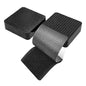 10 PCS Hook and Loop Strips with Adhesive, 2"×2" Car Mats Self-Adhesive Tape Strip, Multi-Purpose Non-Slip Double Sided Snap Fastening Tape, Fixing Tape for Sofa Carpet - color: 10 PCS