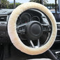 AEGIS Cover Luxury Australian Sheepskin Steering Wheel Cover - Real Plush AUS Genuine Wool | All-Season Non-Slip for Cars (Fits 14.5-15.5" Wheels) | Premium Auto Upgrade (Cream) - color: Cream