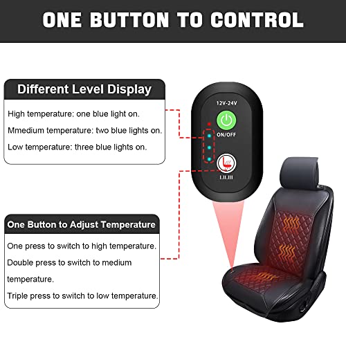 Universal Seat Cushion, Comfortable Seat Cover with Full Back Support in Winter