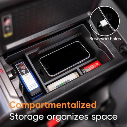 MARCHFA Center Console Organizer Tray Compatible for 2026 Toyota RAV4 Accessories Armrest Storage Box Tray Organizer Middle Console Insert Holder Not Fit for Limited (Style 1) - style: Style 1