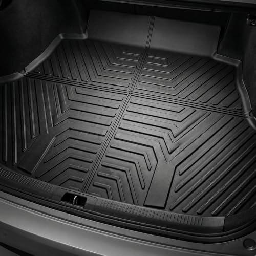 YITAMOTOR Floor Mats & Cargo Mat Fit for Toyota Camry 2018-2024, TPE All Weather Custom Fit Waterproof Anti-Slip Floor Liners for Camry (Not Fit for Hybrid or AWD), 1st, 2nd Row and Trunk Mat, Black - style: 18-24 Camry Full Mats Set