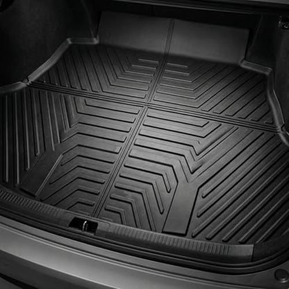 YITAMOTOR Floor Mats & Cargo Mat Fit for Toyota Camry 2018-2024, TPE All Weather Custom Fit Waterproof Anti-Slip Floor Liners for Camry (Not Fit for Hybrid or AWD), 1st, 2nd Row and Trunk Mat, Black - style: 18-24 Camry Full Mats Set