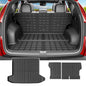 powoq Cargo Mat Compatible with 2022-2025 2026 Tucson Trunk Mat Cargo Liner TPE All Weather Protection Trunk Liner Backrest Replacement for 2022-2025 2026 Tucson Accessories (Trunk Mat+Backrest Mats)