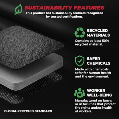 FREESOO Center Console Armrest Cover for Ford F150 2015-2020, Compatible with 2017-2022 F250 F350 F450 F550, 2018-2024 Expedition, PU Leather Cushion Thick Pad, Black (Bucket Seat Only)