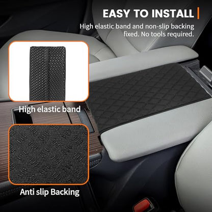 Custom Fit for Center Console Cover Toyota Sienna 2021 2022 2023 2024 2025 2026 Armrest Cover Center Console Pad Interior Accessories Car Armrest Seat Box Cover Protector - size: Toyota Sienna 2021-2024 2025 2026