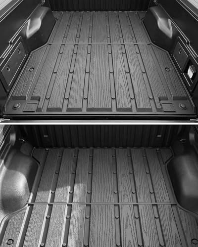 3W Truck Bed Mat for Toyota Tacoma 2024-2026, Heavy Duty Tacoma Accessories TPE Truck Bed Liner, All Weather Pickup Truck Bed Protection(Only Fit 5ft/5' Short Bed) - size: 4. Tacoma|5FT|Truck Bed Mat
