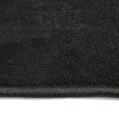 Floor Mats Compatible with 2007-2012 Toyota Yaris, 4Dr Factory Fitment Car Floor Mats Front & Rear Nylon by IKON MOTORSPORTS, 2008 2009 2010 2011