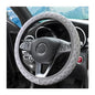 zipelo Elastic Stretch Steering Wheel Cover, Microfiber Breathable Ice Silk, Universal 15 Inch Anti-Slip Car Steering Wheel Protector, Warm in Winter and Cool in Summer, for Men and Women (Gray) - color: Gray