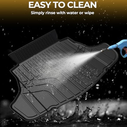 Cargo Mat for 2025-2026 Toyota Camry, Full Coverage All Weather Trunk Cargo Liner with Backrest Protectors for Camry Accessories