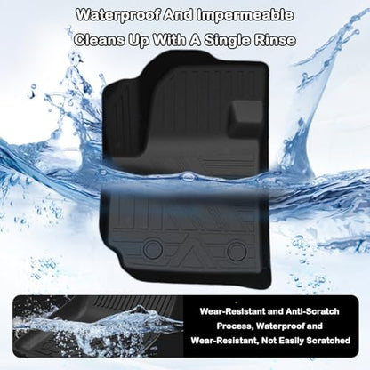 All Weather Floor Mats for 2011-2023 Chrysler 300-RWD & 2011-2022 Dodge Charger, Rubber Heavy Duty Non Slip Floor Liners, Car Mats Full Set 1st & 2nd Rows Maximum Coverage - color: 2011-2023 Chrysler 300-RWD/Dodge Charger