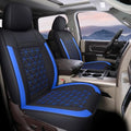 Coverado Front Seat Covers, Waterproof Front Car Seat Covers for Truck Compatible with 2002-2026 Dodge Ram 1500 2500 3500 Crew Double Mega Quad Cab(Blue) - color: Blue, size: FrontPair