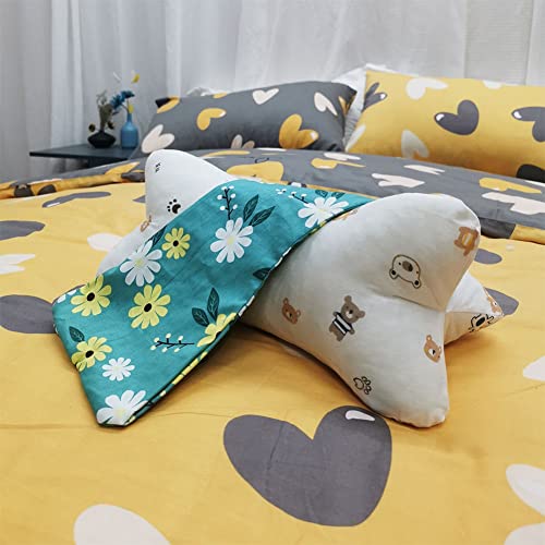 Neck & Cervical Pillows Dog Bone Shaped Travel Neck Pillows With Washable Removable Cover For Car Bus Truck Driving Comfort Head Rest Support Bone Pillows For Neck Chiropractic Pillow ( Size : C ) - size: C