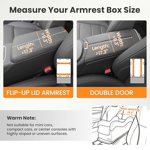 Portable Small Dog Seat for Car, Luxury Center Console Dog Car Seat Booster with Safety Tethers, Anti-Collapse Pet Travel Carseat for SUV, Truck (Black/Grey)