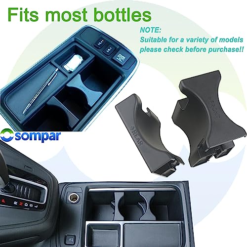 Osompar Console Center Cup Holder Insert Compatible with 2015 2016 Honda CR-V CRV Replaces 77292-T0A-A01ZA 77293-T0A-A01ZA