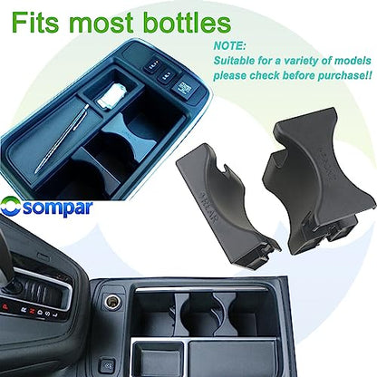 Osompar Console Center Cup Holder Insert Compatible with 2015 2016 Honda CR-V CRV Replaces 77292-T0A-A01ZA 77293-T0A-A01ZA