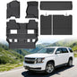 Floor Mats for Chevy Tahoe 2015-2020 and for GMC Yukon 2015-2020 (for Bucket Seat, Not for XL), Heavy Duty TPE All Weather Protection, Waterproof Non-Slip (Floor Mats & Cargo Liner & Seatback Mat) - style: 03) For Chevy Tahoe Bucket Seat | 2015-2020 | & F