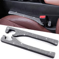 Briwill Bling Car Seat Gap Filler, 2 Pack Universal Fit for Car SUV Truck Handmade Crystal Rhinestone Diamond Car Gap Filler Bling Car Accessories for Women(Silver) - color: B-Silver