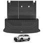 3W Cargo Liner Fit 2024 2025 2026 Toyota Grand Highlander 7 Seat with Subwoofer(Include Hybrid), Trunk Mat and Seat Back Covers TPE All Weather(Not for Hybrid MAX Model) - style: 2. Grand Highlander|24-26|Trunk Mats Set