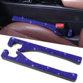 Briwill Bling Blue Car Seat Gap Filler 2 Pack Handmade Crystal Rhinestone Diamond Blue Gap Filler for Car SUV Truck Blue Bling Car Accessories for Women(Blue) - color: K-Dark blue