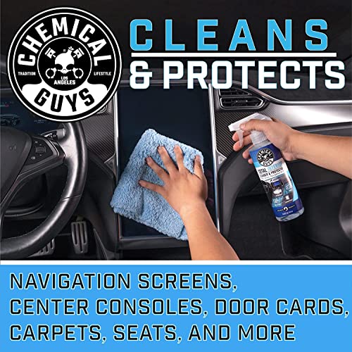 Chemical Guys HOL414 Total Interior Cleaner and Protectant, Refill Kit With 2 Dilution Bottles & 3 Premium Microfiber Towels (Safe for Cars, Trucks, SUVs, Jeeps, Motorcycles, RVs & More) 64 fl oz - size: 64 Fl Oz (Pack of 1), style: Fresh