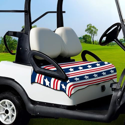 Golf Cart Seat Covers Golf Cart Seat Towel Blanket Group - color: American Flag Pattern 01