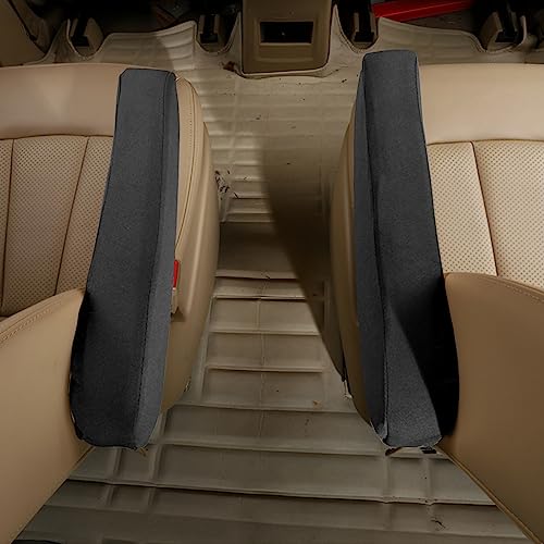 2 Pcs Car Front Seat Armrest Covers, Cloth Fabric Armrest Protectors, Direct Replacement Center Console Lid Armrest Cover Skin, Universal Accessories for Car, SUV, Truck and Van