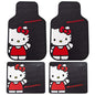 Plasticolor Hello Kitty Sanrio Waving Front & Rear Car Truck SUV Seat Rubber Floor Mats