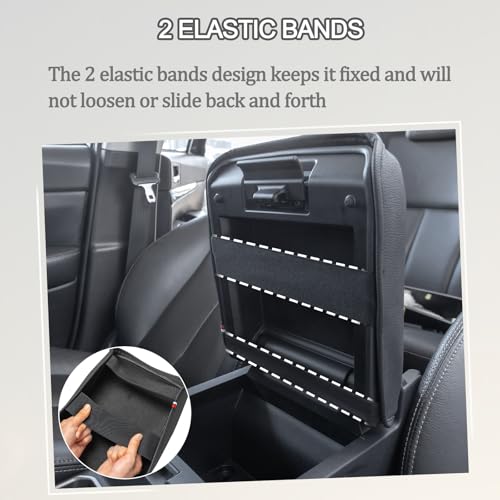 JDMCAR Center Console Cover Compatible with 2025 2026 Toyota 4Runner Accessories, Interior Customized Anti-Scratch PU Leather Armrest Protector Cover - size: Fits 2025+ 4Runner