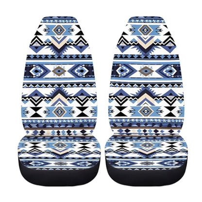 Dreaweet Aztec Seat Covers for Cars SUV Trucks Native American Indian Tribal Navajo Car Seat Covers Front Seats Only,Southwestern Car Accessories Interior - color: Aztec Tribal Pattern
