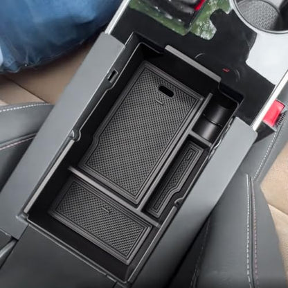 2026 Equinox Center Console Organizer Compatible with Chevy Equinox 2025 2026 LT/RS/ACTIV Armrest Storage Box Interior Pallet Insert Tray Secondary Accessories, Middle Console Tray, Not for EV