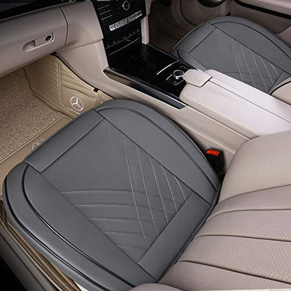 kingphenix Car Seat Cover: Easy to Install, Fits Most Cars, Vans, Trucks, and SUVs – Gray - color: Gray