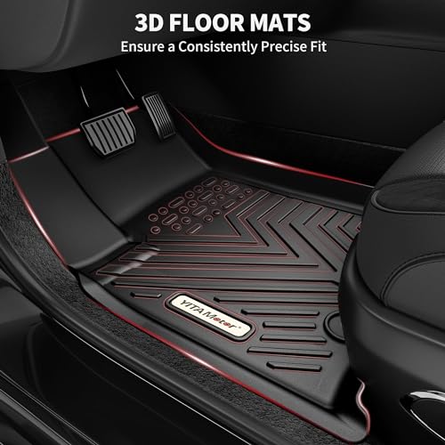 YITAMOTOR Floor Mats Compatible with 2016-2022 Honda Pilot, Custom Fit Floor Liners for Honda Pilot Accessories, 1st & 2nd Row All Weather Protection - style: 2016-2022 Pilot