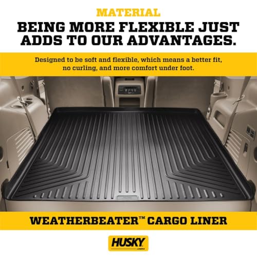 Husky Liners Weatherbeater Trunk Liner | Fits 2023-2026 Honda Accord | Trunk, 1-pc. Black - 44151 - size: Trunk, style: 2023 - 2024