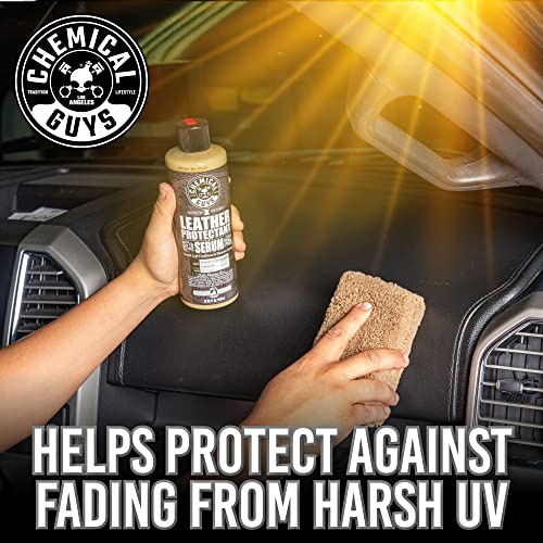Chemical Guys HOL_113 Leather Lovers Kit for Leather Car Interiors, Furniture, Apparel, Shoes, Sneakers, Boots (Works on Natural, Synthetic, Pleather, Faux Leather and More) (5 Items), 16 oz, Black - size: 16 fl oz (Pack of 1), style: Leather Lovers Kit