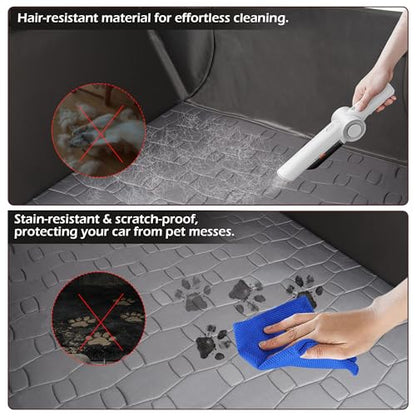 Dog Car Seat Cover for Trunk Cargo Liner for Dogs, Waterproof Pet Cargo Cover Dog Seat Mat for Tesla Model Y Juniper 2025 2026 Upgraded 600D Heavy Duty Waterproof Scratch-Resistant Dog Hammock