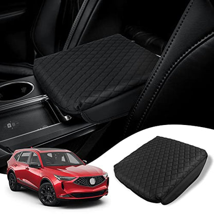 Custom Fit for Center Console Cover Acura MDX 2022 2023 2024 2025 2026 Armrest Cover Center Console Pad Interior Accessories Car Armrest Seat Box Cover Protector Black - size: Acura MDX 2022-2025 2026